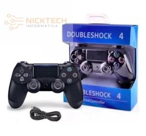 CONTROLE PS4 PRETO SEM FIO (R#)