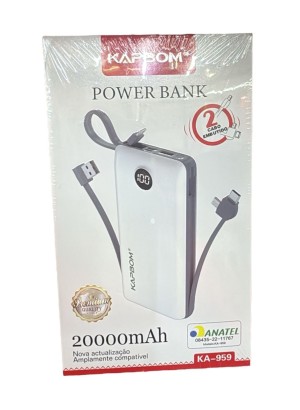POWER BANK 20000MAH KAPBOM KA-959 (R#)