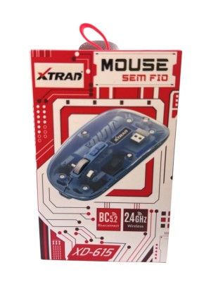 MOUSE SEM FIO RECARREGAVEL XTRAD XD-615 (R#)