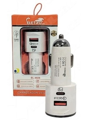 CARREGADOR VEICULAR EL-4026 (R#)
