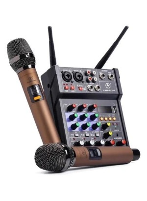 MICROFONE PROFISSIONAL 4 CHANNEL KA-M89 (R#)