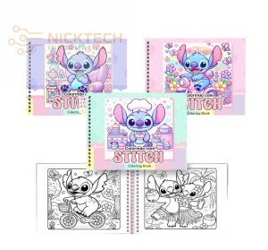 STITCH LIVRO CUTE COLORIDO (R#)