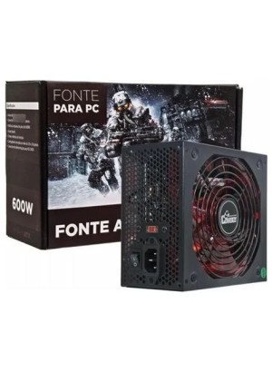 FONTE PC ATX 20+4 PINOS 600W COWBOY KP-535 (R#)