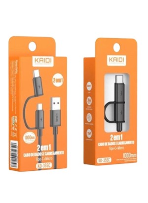 CABO 2EM1 V8 TO TIPO -C KD-35SC (R#)