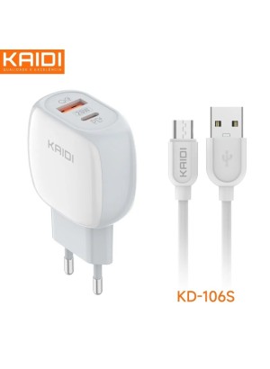 CARREGADOR V8 20W KD-106S (R#)