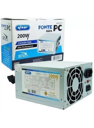 FONTE PC 200W KNUP KP-517 (R#)