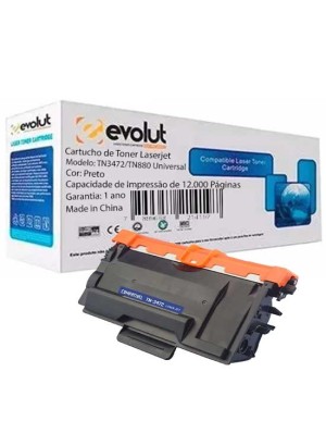 CARTUCHO DE TONER COMP. BROTHER TN880/TN3472 EVOLUT