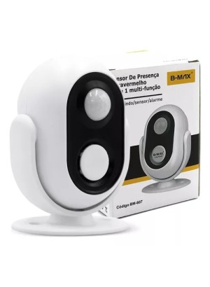 SENSOR DE PRESENÇA COM ALERTA SONORO BM-607