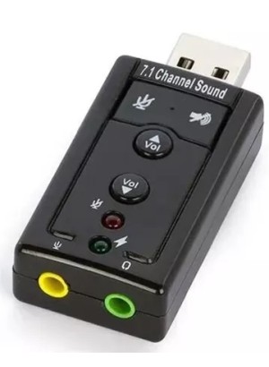 ADAPTADOR PLACA DE SOM USB 7.1 AD-P001