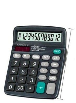 CALCULADORA MULTIFUNCIONAL 12 DIGITOS LEHMOX LEY-1892
